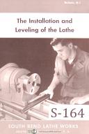 Southbend-South Bend Lathe Works, \"The Installation and Leveling of the Lathe\" Manual-Information-Reference-01